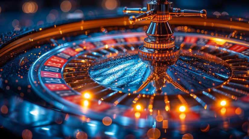 udintigel Lightning Baccarat live studio showing dealer, cards, and multiplier display on screen